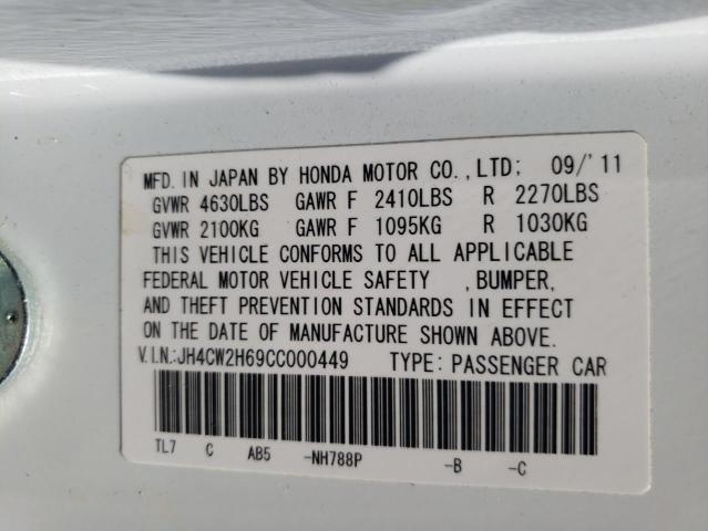 Photo 10 from auction – 2012 ACURA TSX TECH with VIN JH4CW2H69CC000449