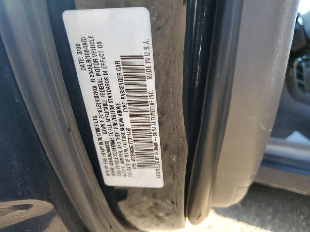 Photo 10 from auction – 2000 SUBARU LEGACY L with VIN 4S3BH6357Y7311455