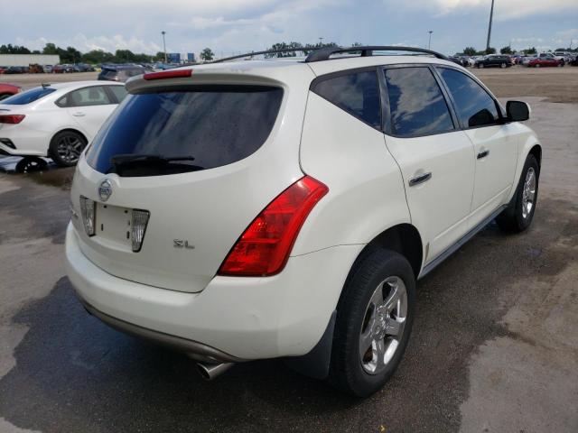 Photo 4 from auction – 2004 NISSAN MURANO SL with VIN JN8AZ08T84W227839