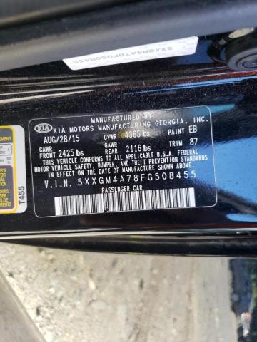 Photo 10 from auction – 2015 KIA OPTIMA LX with VIN 5XXGM4A78FG508455