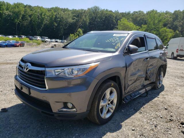 Photo 2 from auction – 2015 TOYOTA HIGHLANDER with VIN 5TDDKRFH2FS219030