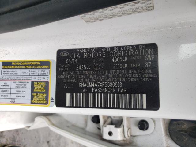 Photo 10 from auction – 2015 KIA OPTIMA LX with VIN KNAGM4A7XF5530913