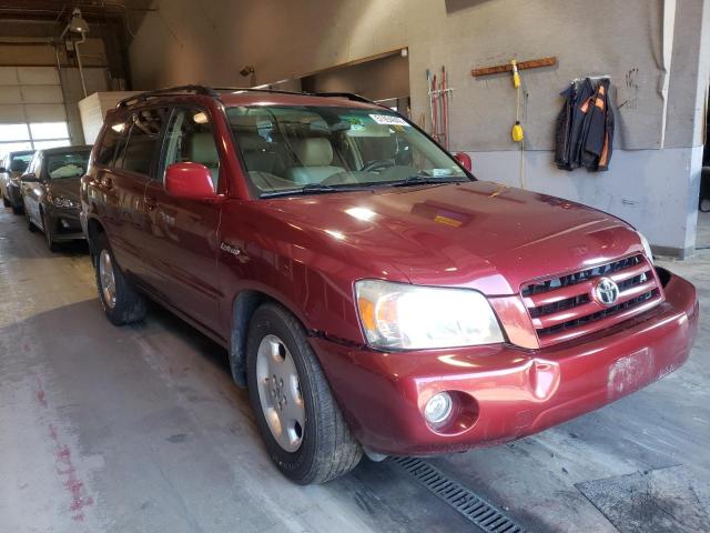 TOYOTA HIGHLANDER 2005 with VIN JTEDP21A350056338 - Photo from auction