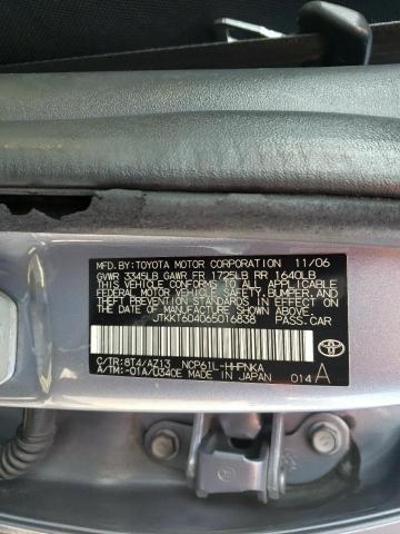 Photo 10 from auction – 2006 TOYOTA SCION XA with VIN JTKKT604065016838