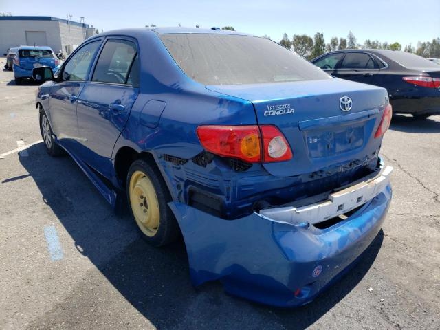 Photo 3 from auction – 2009 TOYOTA COROLLA BA with VIN JTDBL40E299057988