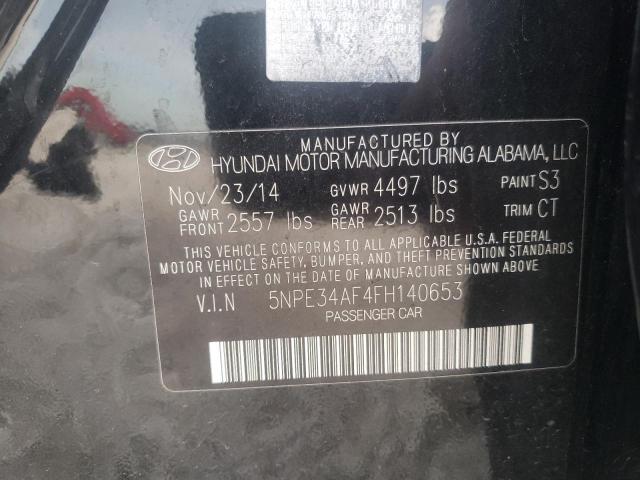 Photo 10 from auction – 2015 HYUNDAI SONATA SPO with VIN 5NPE34AF4FH140653