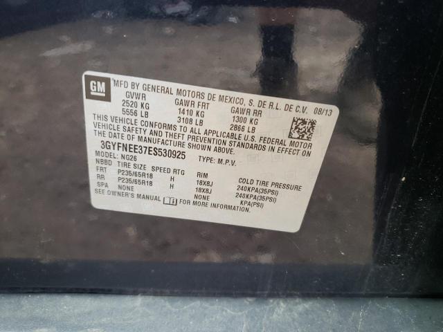 Photo 10 from auction – 2014 CADILLAC SRX LUXURY with VIN 3GYFNEE37ES530925