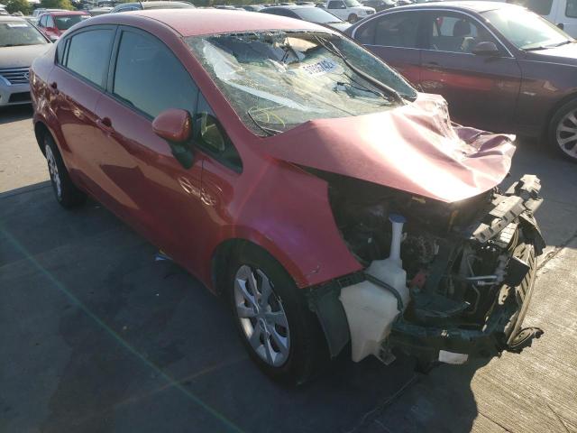 KIA RIO LX 2012 with VIN KNADM4A35C6093473 - Photo from auction