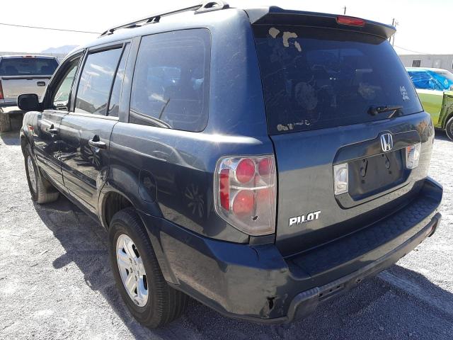Photo 3 from auction – 2006 HONDA PILOT LX with VIN 5FNYF28196B031445