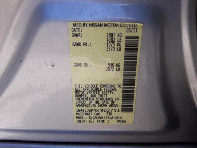 Photo 10 from auction – 2013 NISSAN ALTIMA 3.5 with VIN 1N4BL3AP7DC902751
