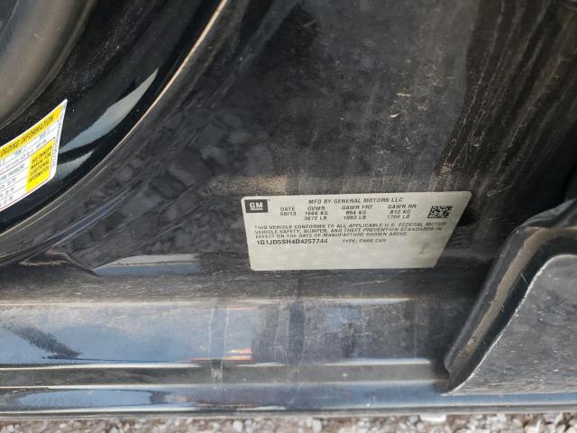 Photo 10 from auction – 2013 CHEVROLET SONIC LT with VIN 1G1JD5SH4D4257744