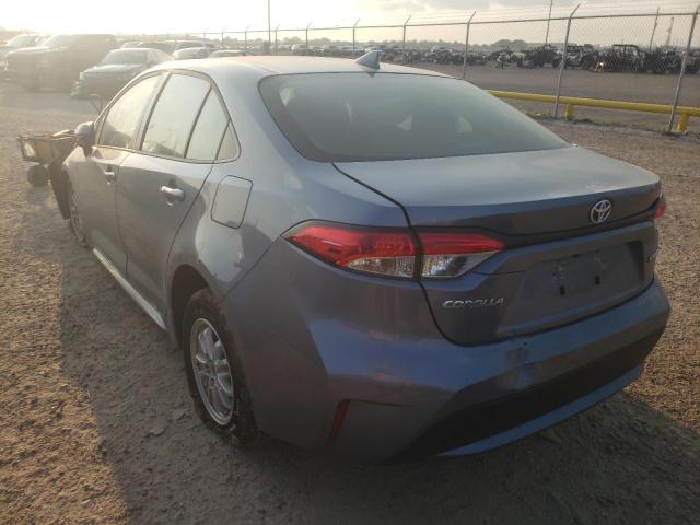 Photo 3 from auction – 2022 TOYOTA COROLLA LE with VIN JTDEAMDEXNJ050079