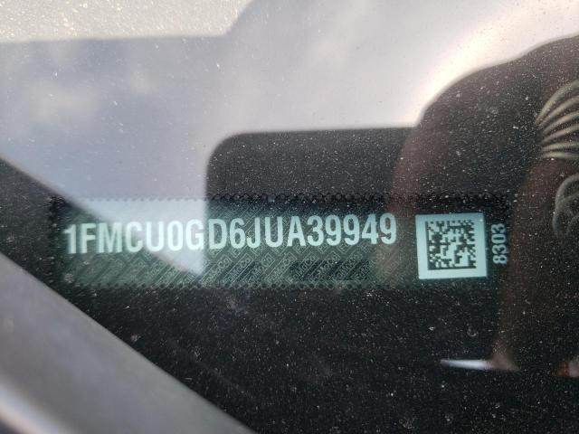 Photo 10 from auction – 2018 FORD ESCAPE SE with VIN 1FMCU0GD6JUA39949