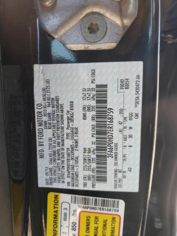 Photo 10 from auction – 2014 FORD FUSION SE with VIN 3FA6P0HD7ER168759