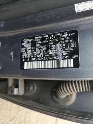 Photo 10 from auction – 2018 HYUNDAI TUCSON SEL with VIN KM8J3CA44JU746567