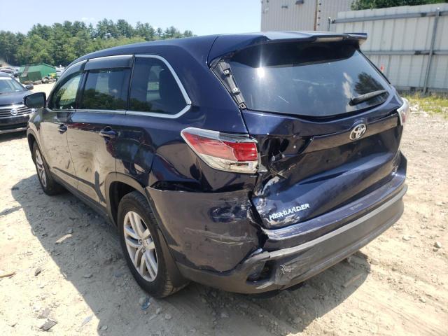 Photo 9 from auction – 2015 TOYOTA HIGHLANDER with VIN 5TDBKRFH0FS073167