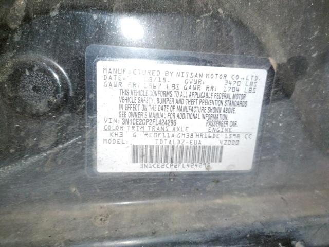 Photo 10 from auction – 2015 NISSAN VERSA NOTE with VIN 3N1CE2CP2FL424295