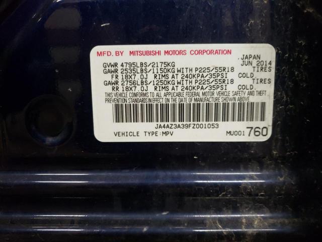 Photo 10 from auction – 2015 MITSUBISHI OUTLANDER with VIN JA4AZ3A39FZ001053