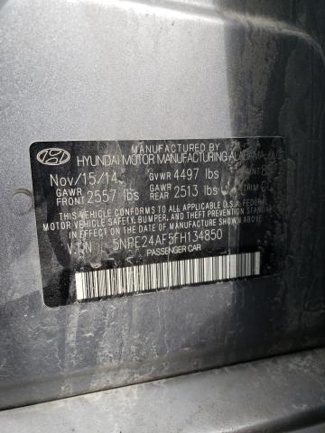 Photo 10 from auction – 2015 HYUNDAI SONATA SE with VIN 5NPE24AF5FH134850