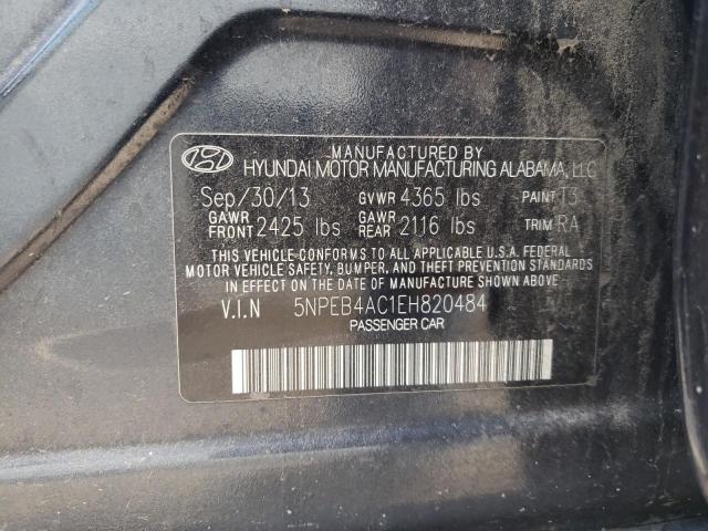Photo 10 from auction – 2014 HYUNDAI SONATA GLS with VIN 5NPEB4AC1EH820484