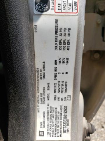 Photo 10 from auction – 2008 GMC CANYON SLE with VIN 1GTCS33EX88193934