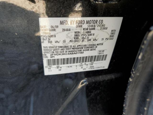 Photo 10 from auction – 2010 FORD EDGE LIMIT with VIN 2FMDK3KC3ABA01160