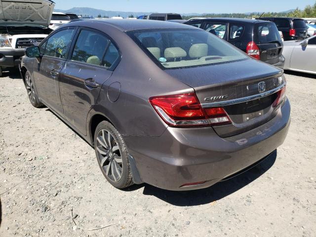 Photo 3 from auction – 2015 HONDA CIVIC EXL with VIN 2HGFB2F99FH531497