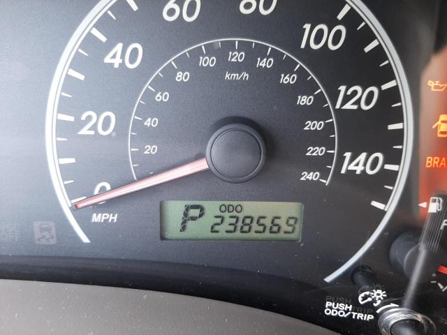 Photo 8 from auction – 2009 TOYOTA COROLLA BA with VIN JTDBL40E59J024904