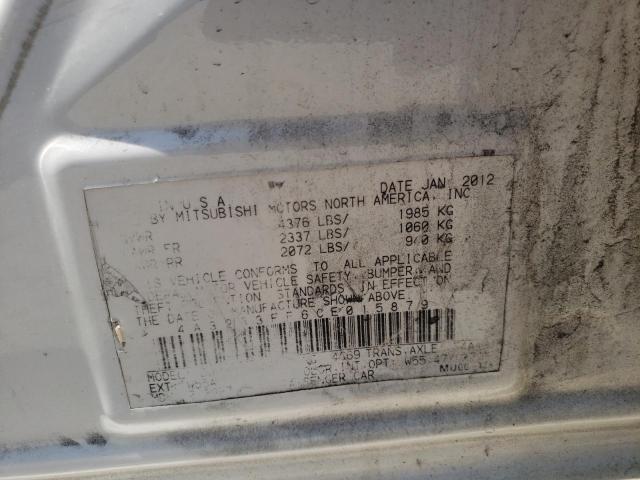 Photo 10 from auction – 2012 MITSUBISHI GALANT ES with VIN 4A32B3FF6CE015879