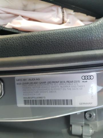 Photo 10 from auction – 2020 AUDI A3 S-LINE with VIN WAUBEGFF0LA096013
