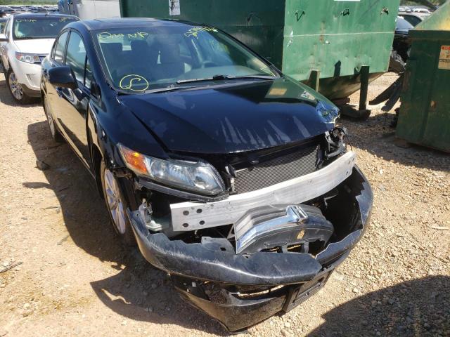 HONDA CIVIC EXL 2012 with VIN 2HGFB2F92CH555667 - Photo from auction
