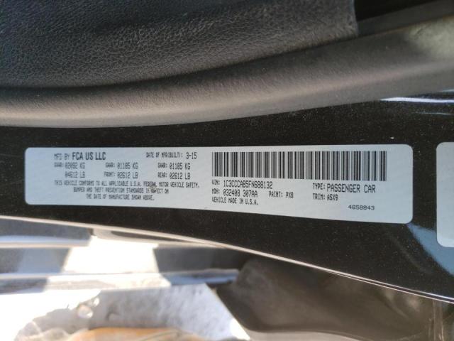Photo 10 from auction – 2015 CHRYSLER 200 LIMITE with VIN 1C3CCCAB5FN688132