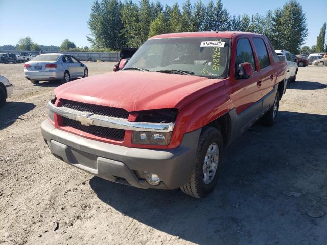 Photo 2 from auction – 2002 CHEVROLET AVALANCHE with VIN 3GNEK13T22G135420