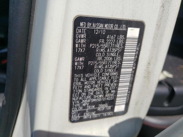 Photo 10 from auction – 2011 NISSAN JUKE S with VIN JN8AF5MV5BT014231