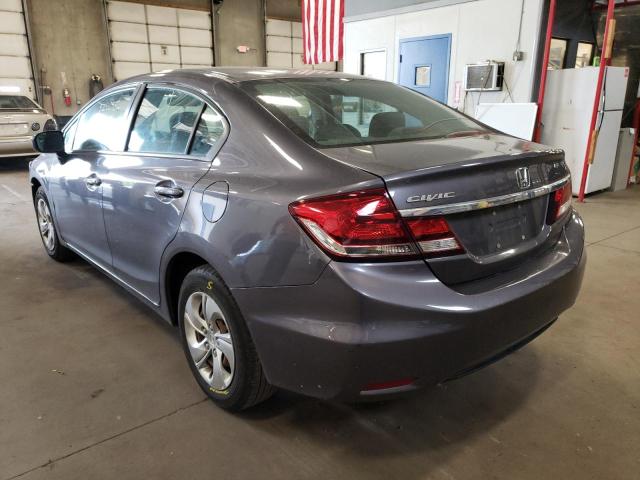Photo 3 from auction – 2014 HONDA CIVIC LX with VIN 19XFB2E59EE074648