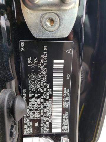 Photo 10 from auction – 2008 TOYOTA 4RUNNER SR with VIN JTEZU14R68K020193