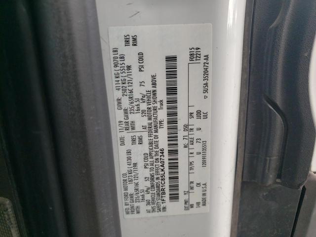 Photo 10 from auction – 2020 FORD TRANSIT T- with VIN 1FTBR1C85LKA07346