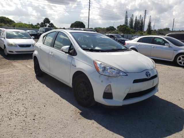 TOYOTA PRIUS C 2014 with VIN JTDKDTB38E1568584 - Photo from auction