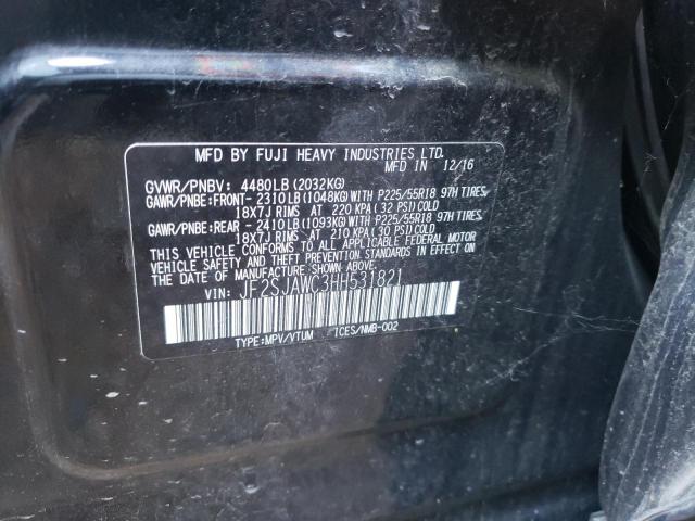 Photo 10 from auction – 2017 SUBARU FORESTER 2 with VIN JF2SJAWC3HH531821
