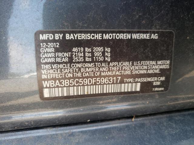 Photo 10 from auction – 2013 BMW 328 XI SUL with VIN WBA3B5C59DF596317