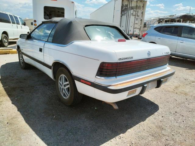 Photo 3 from auction – 1988 CHRYSLER LEBARON PR with VIN 1C3XJ55E8JG434094
