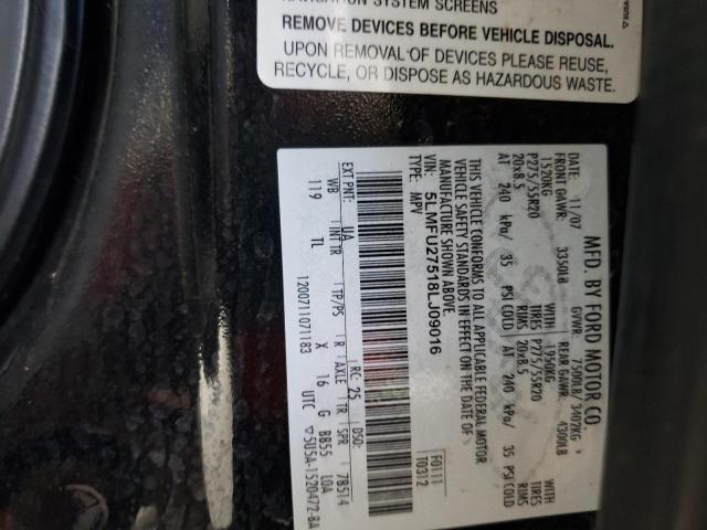 Photo 10 from auction – 2008 LINCOLN NAVIGATOR with VIN 5LMFU27518LJ09016