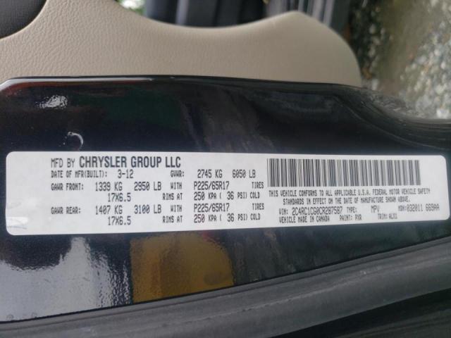 Photo 10 from auction – 2012 CHRYSLER TOWN & COU with VIN 2C4RC1CG0CR287587