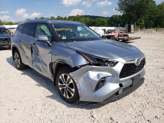 TOYOTA HIGHLANDER 2021 with VIN 5TDHBRCHXMS022951 - Photo from auction