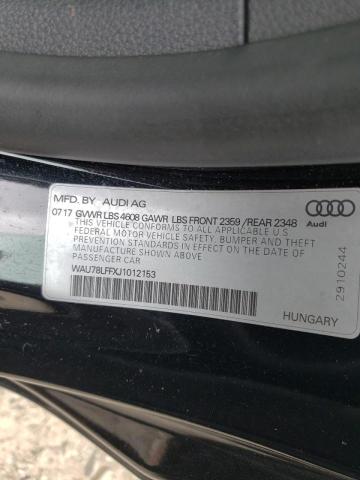Photo 10 from auction – 2018 AUDI A3 PREMIUM with VIN WAU78LFFXJ1012153