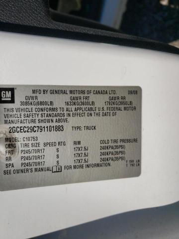 Photo 10 from auction – 2009 CHEVROLET SILVERADO with VIN 2GCEC29C791101883