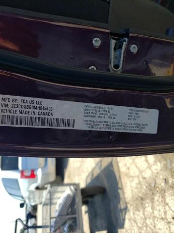 Photo 10 from auction – 2021 DODGE CHARGER SX with VIN 2C3CDXBG0MH645693
