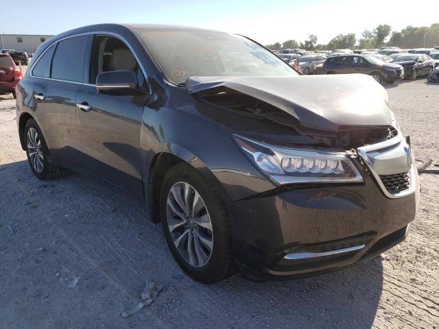 ACURA MDX TECHNO 2016 with VIN 5FRYD4H47GB032931 - Photo from auction