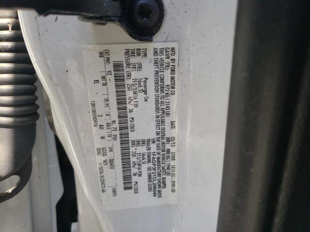Photo 10 from auction – 2013 FORD FOCUS SE with VIN 1FADP3F21DL296549