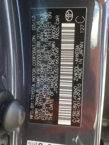 Photo 10 from auction – 2013 TOYOTA PRIUS with VIN JTDKN3DU5D1663749